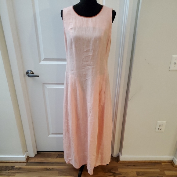 Lafayette 148 bellini melange Linen Maxi sleeveless Dress. Sz 10 new. - threedaughtersproperties.com Lafayette 148 bellini melange Linen Maxi sleeveless Dress. Sz 10 new. - threedaughtersproperties.com
